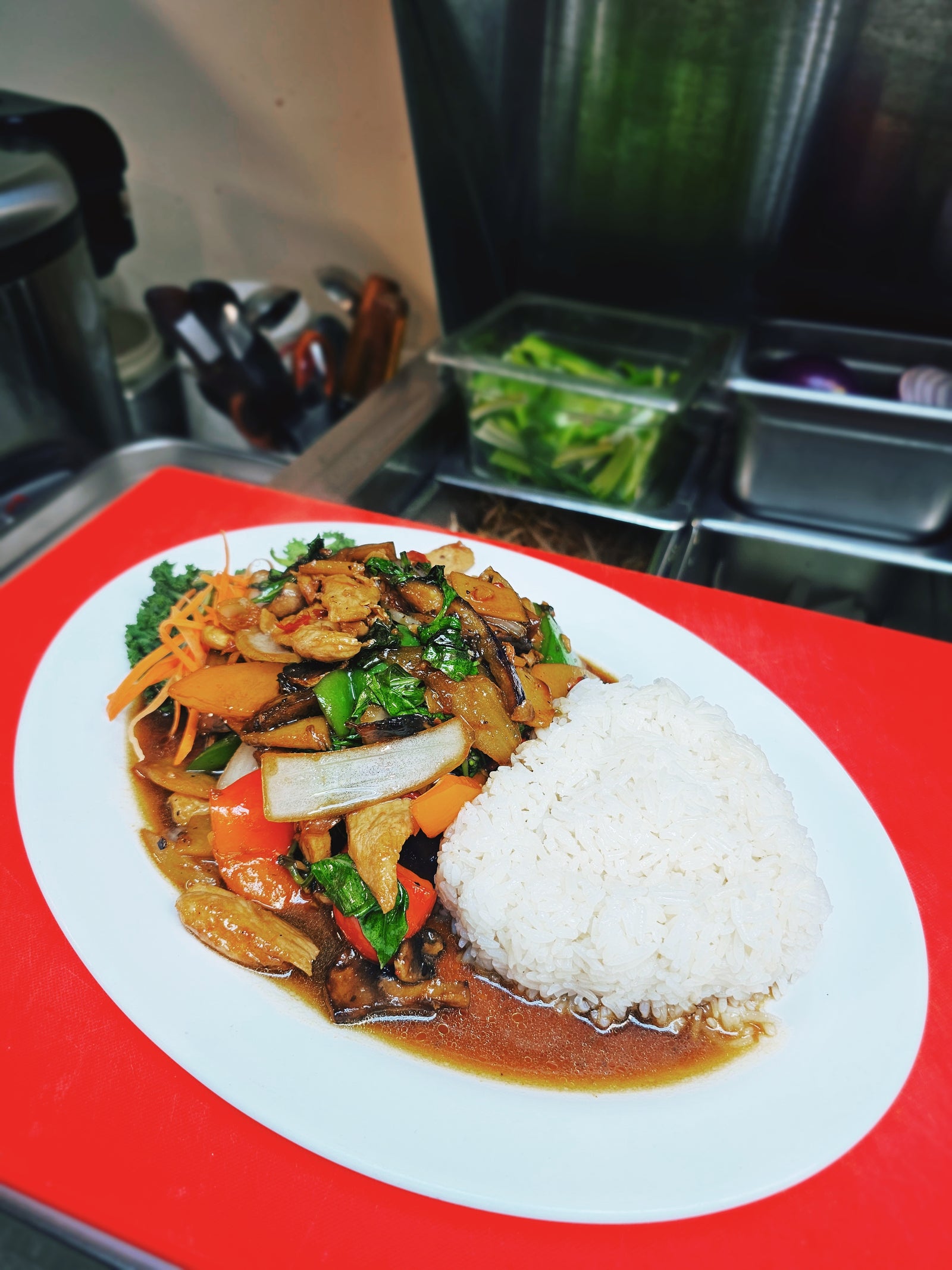 32A. 🌶 Pad Bai Gra Prow