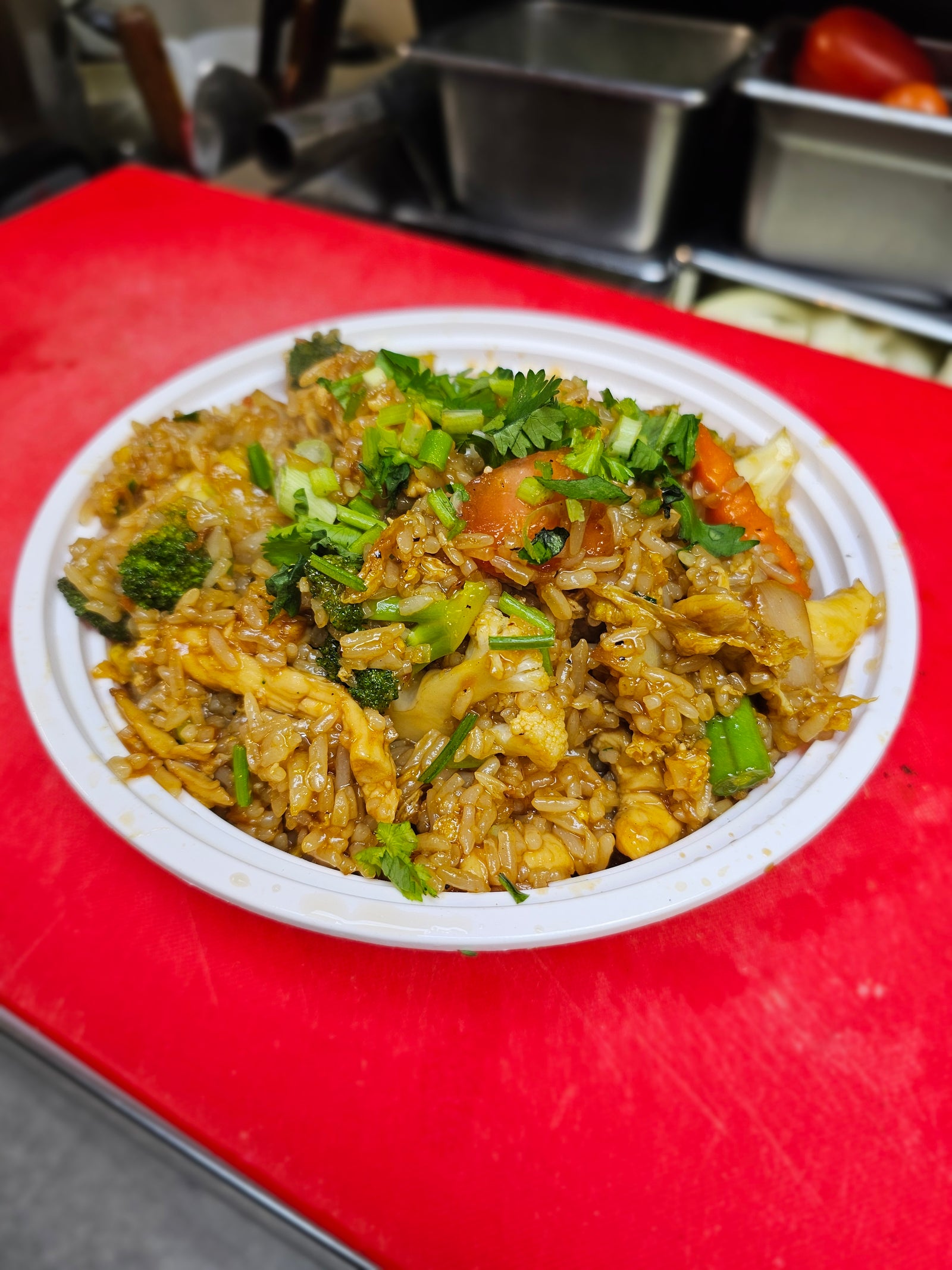 25A. Khao Pad Chicken