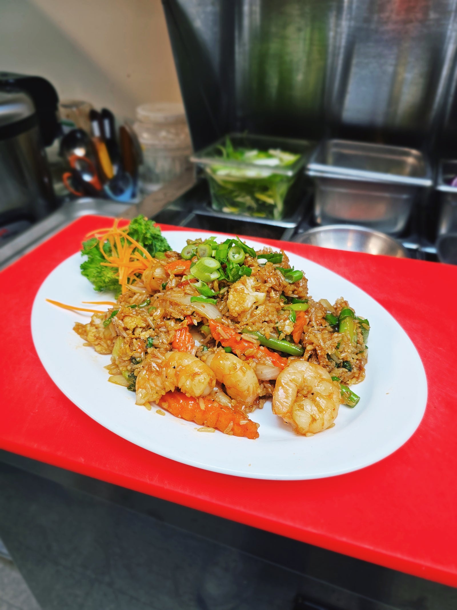 25B. Khao Pad Shrimp