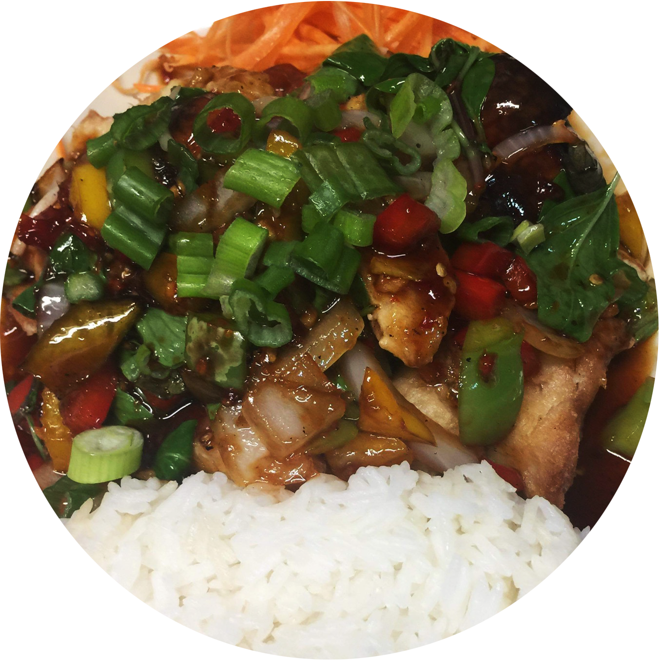 18. 🌶 Pad Bai Gra Prow Goong